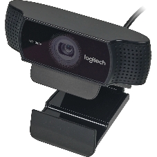 Веб-камера Logitech C922 Pro Stream 1920x1080, 30 кадр/с, USB Type-A, микрофон (2 шт, шумоподавление), автоматическая фокусировка, автоосвещение, универсальное крепление