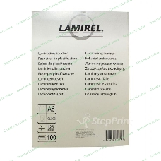 Пленка для ламинирования Lamirel LA-7866201 А6, 125мкм, 100 шт.