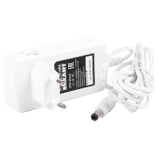 Источник питания Rexant 12 V 24 W с DC разъемом подключения 5.5х2.1, белый корпус (IP23)