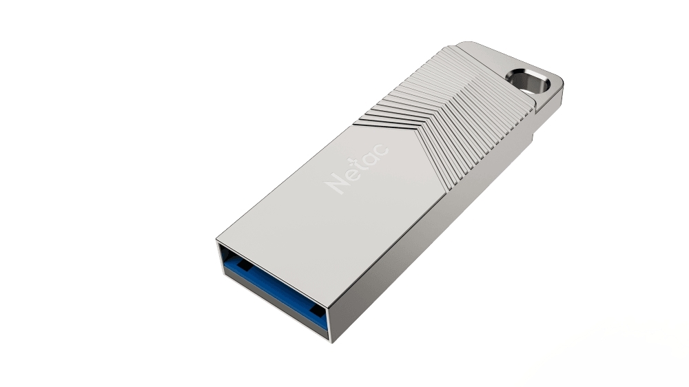 Флешка USB Netac UM1 (NT03UM1N-016G-32PN), 16Gb, USB 3.2, R/W 150/45, серебристый