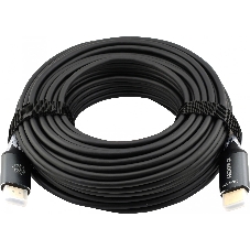 Кабель аудио-видео Cactus CS-HDMI-AOC-2-20 HDMI (m)/HDMI (m) 20м. позолоч.конт. черный