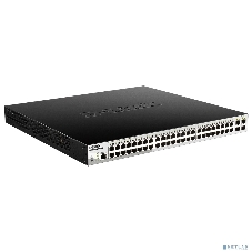 Коммутатор D-Link DGS-1210-52MPP/ME/B3A, 48×1 Гбит/с + 4×1 Гбит/с SFP, управляемый