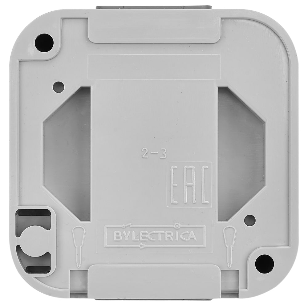 Розетка Bylectrica Роз. 1-местн. ОУ с земл. со шторк. IP54 серия ПРАЛЕСКА АКВА, серый (РА16-097 (03))