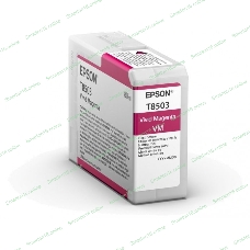 Картридж струйный Epson T8503 пурпурный (80 мл.) для SureColor SC-P800
