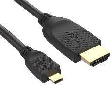 Кабель HDMI-19M --MicroHDMI-19M ver 2.0 1 м VCOM CG587-1M