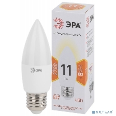 Лампа светодиодная ЭРА LED B35-11W-827-E27 (диод, свеча, 11Вт, тепл, E27)