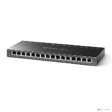 Коммутатор сетевой TP-Link 16-Port Gigabit Easy Smart Switch, 16 Gigabit RJ45 Ports, Desktop Steel Case, MTU/Port/Tag-based VLAN, QoS, IGMP Snooping, Web/Utility Management