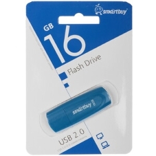 Флешка USB Smartbuy Scout Blue (SB016Gb2SCB), 16Gb, USB 2.0, R/W 15/12, синий