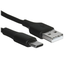 Кабель USB2.0 Hoco AM/Type-C, 3А, X120, 1м, черный, коробка