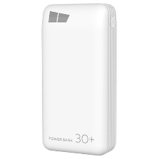 Портативный аккумулятор More choice (4620202550583) PB22-30 с кабелем 2USB 2.1A - 30000mAh белый