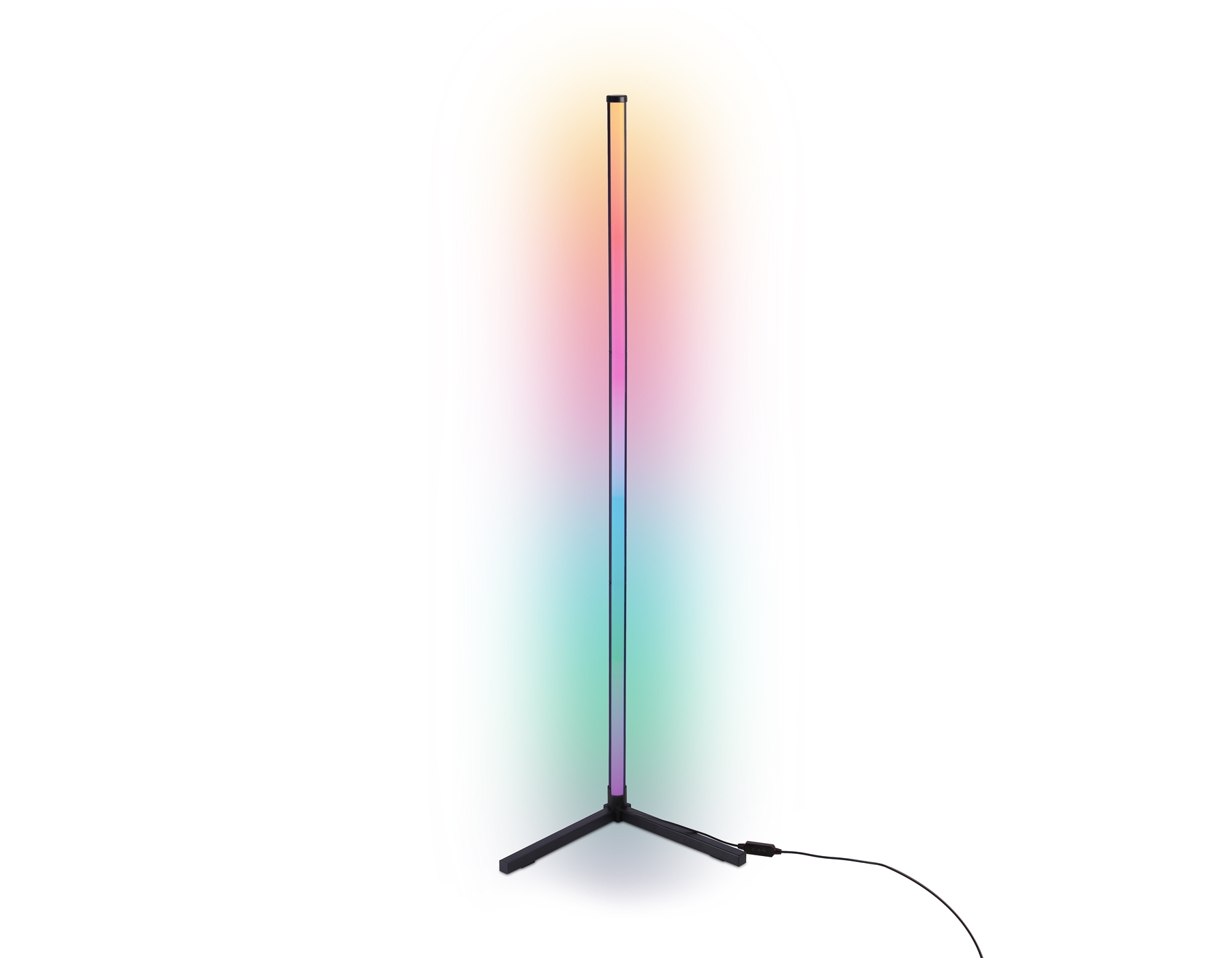 Светильник Ambrella light FL8022 BK черный LED 15W RGB D32*1250 (ПДУ РАДИО 2.4G)