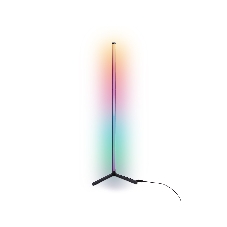 Светильник Ambrella light FL8022 BK черный LED 15W RGB D32*1250 (ПДУ РАДИО 2.4G)
