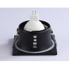 Светильник Ambrella light TN1190 BK черный GU5.3 IP65 87*87*44