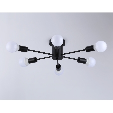 Светильник Ambrella light TR80402/6 BK черный E27/6 max 60W D780*150