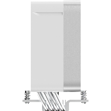 Кулер для процессора Ocypus Delta A40 EX WH Digital, 120мм ARGB FAN, Top Display Panel, 4 HEAT PIPES, 4-PIN PWM, 500-1800 RPM, 29DBA, HYDRO BEARING, LGA115X/1200/1700/18XX, AM4/AM5