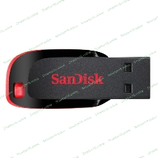 Флешка USB Sandisk CZ50 Cruzer Blade (SDCZ50-008G-B35), 8Gb, USB 2.0, R/W 15/4, черный/красный