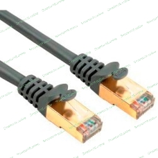 Патч-корд Hama H-78422 8p8c (RJ45) (m-m) CAT5e STP 1.0 м 1000 Мбит/с экранированный 1зв серый 