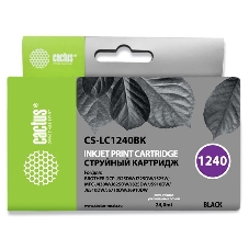 Картридж струйный Cactus CS-LC1240BK черный (24 мл) для Brother MFC-J6510/6910DW