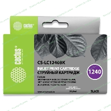 Картридж струйный Cactus CS-LC1240BK черный (24 мл) для Brother MFC-J6510/6910DW