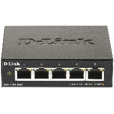 Коммутатор D-Link DGS-1100-05V2/A1A, 5×1 Гбит/с, настраиваемый