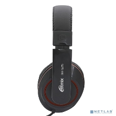 Проводные наушники Ritmix RH-525 черный, накладные, Jack 3.5 мм, складная конструкция