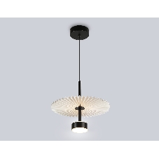 Светильник Ambrella light LH72601 BK/WH черный/белый 6W 3000K D300*260-1770