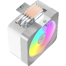Кулер для процессора Ocypus Delta A40 EX WH Digital, 120мм ARGB FAN, Top Display Panel, 4 HEAT PIPES, 4-PIN PWM, 500-1800 RPM, 29DBA, HYDRO BEARING, LGA115X/1200/1700/18XX, AM4/AM5