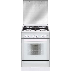 Плита газовая Gefest ПГ 6300-02 0040 белый, конфорок 4 шт, духовка 52 л, 60 см x 85 см x 60 см