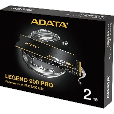 Накопитель SSD ADATA LEGEND 900 PRO, 2Tb, PCIe 4.0 x4, M.2 2280, NVMe, R/W 7400/6500
