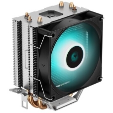 Кулер для процессора DEEPCOOL AG300 LED, 92 мм, алюминий/медь, 3050 об/мин, 30.5 дБ, 4 pin, 150 Вт, 129 мм