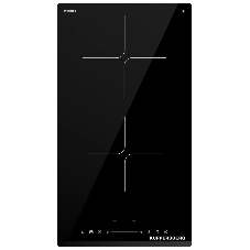 Индукционная варочная панель Kuppersberg ICI 306, High-Tech, индукция, 30 см, 2 зоны нагрева, 9 уровней мощности, inverter, таймер, пауза, Booster, слайдерное управление, черный