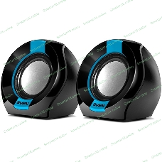 Акустическая система SVEN 150 2.0 черный/синий 5Вт