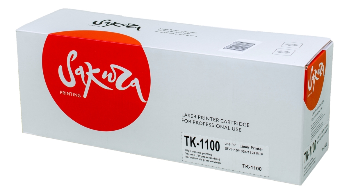 Картридж Sakura TK1100 для Kyocera Mita SF-1110/1024/1124MFP, черный, 2100 к.