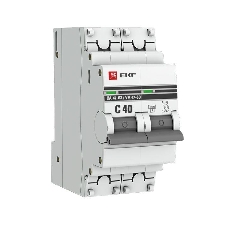 Выключатель автоматический EKF mcb4763-2-40C-pro 2P 40А (C) 4,5kA ВА 47-63 EKF PROxima