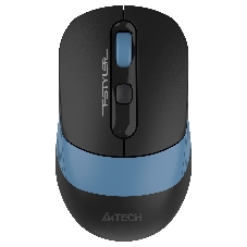 Мышь беспроводная A4Tech Fstyler FB10C черный/синий, 2000 dpi, радиоканал, Bluetooth, USB, кнопки - 4