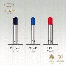 Стержень шариковый Parker QuinkFlow Z08 (CW1950372) M 1мм, черные чернила, блистер (2шт)