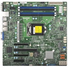 Материнская плата Supermicro MBD-X12STL-F-B, LGA1200, Intel C252, 4xDDR4, 6xSATA, 1xM.2 (PCIe 3.0 x4), 1xPCIe 4.0 x16, 2xPCIe 4.0 x8, 1xPCIe 4.0 x4, 2xLAN, mATX