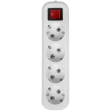 Удлинитель Smartbuy (SBE-16-4-02-ZS) 4 гнз х 2,0 м (16А/3.5 кВт, ПВС 3х1.0)