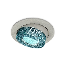 Комплект встраиваемого поворотного светильника Ambrella light XC7653063 SGR/BL серый песок/голубой MR16 GU5.3 (C7653, N7194)
