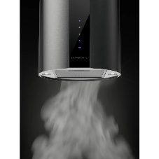 Вытяжка Kuppersberg MOTUBA 35 X, цилиндрическая, островная, 35 см, сенсорное управление, таймер, отвод/рециркуляция, 3 скорости, производительность 850 м3/ч, LED освещение, обратный клапан, уровень шума 68 дБ, угольный фильтр CF110 (опция), цвет нержавеющая сталь