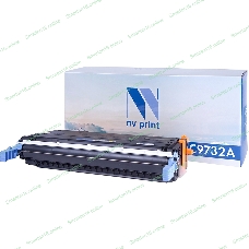 Картридж лазерный NVPrint совместимый HP C9732A Yellow для LJ Color 5500/5550 (12000k)