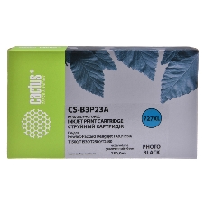 Картридж струйный Cactus CS-B3P23A №727 фото черный (130 мл) для HP DJ T920/T1500