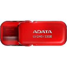 Флешка USB ADATA UV240 (AUV240-32G-RRD), 32Gb, USB 2.0, R/W 15/5, красный