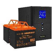 Комплект Источник бесперебойного питания EX295989RUS + батарея 75Aч EX285653RUS 2шт ExeGate SineTower SZ-2000.LCD.AVR.3SH.1C13.USB + батарея ExeGate HRL 12-75 (12В, 75Ач) 2шт