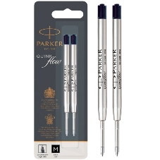 Стержень шариковый Parker QuinkFlow Z08 (CW1950372) M 1мм, черные чернила, блистер (2шт)