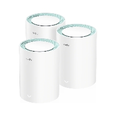 Бесшовный Mesh роутер Cudy M1300 (M1300 3-PACK) AC1200 10/100/1000BASE-TX/Wi-Fi белый (упак.:3шт)