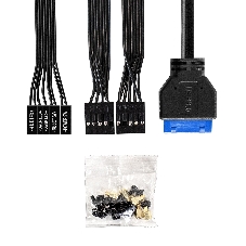 Компьютерный корпус Minitower ExeGate BAA-403U2-UNS450 (mATX, БП UNS450 с вент. 12см, 1*USB/2*USB 3.0, HD Audio, черный)