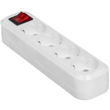 Удлинитель Smartbuy (SBE-16-4-02-ZS) 4 гнз х 2,0 м (16А/3.5 кВт, ПВС 3х1.0)
