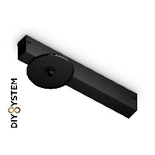 Крепеж трековый для корпуса DIY D85mm 232*83*55 BK черный