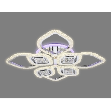 Светильник Ambrella light FA283/4+4 CH хром 147W 750*750*120 (ПДУ РАДИО 2.4G)
